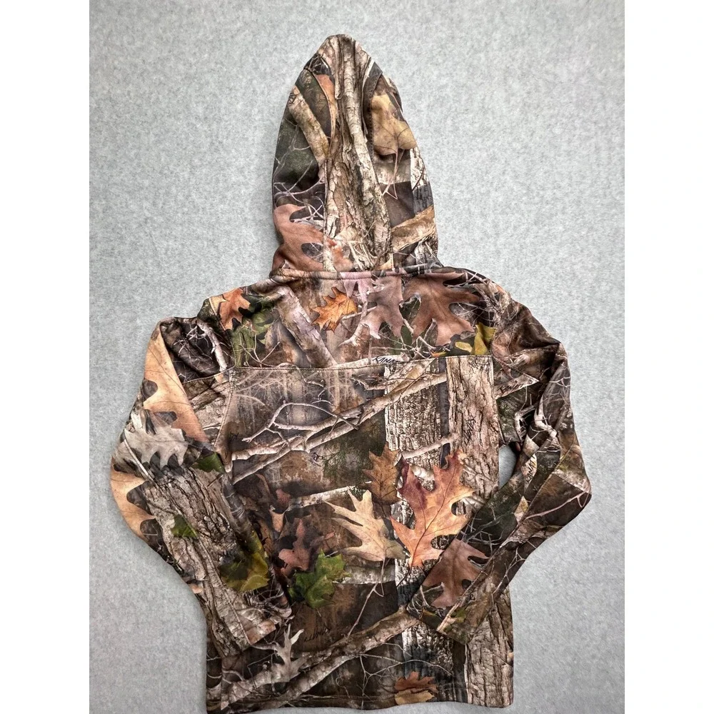 RedHead Youth Medium Kanati Camo Quarter Zip Fleece Hoodie Hunting Jacket
